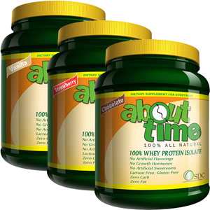 About Time 100% All Natural Whey Protein Isolate - 2 lbs