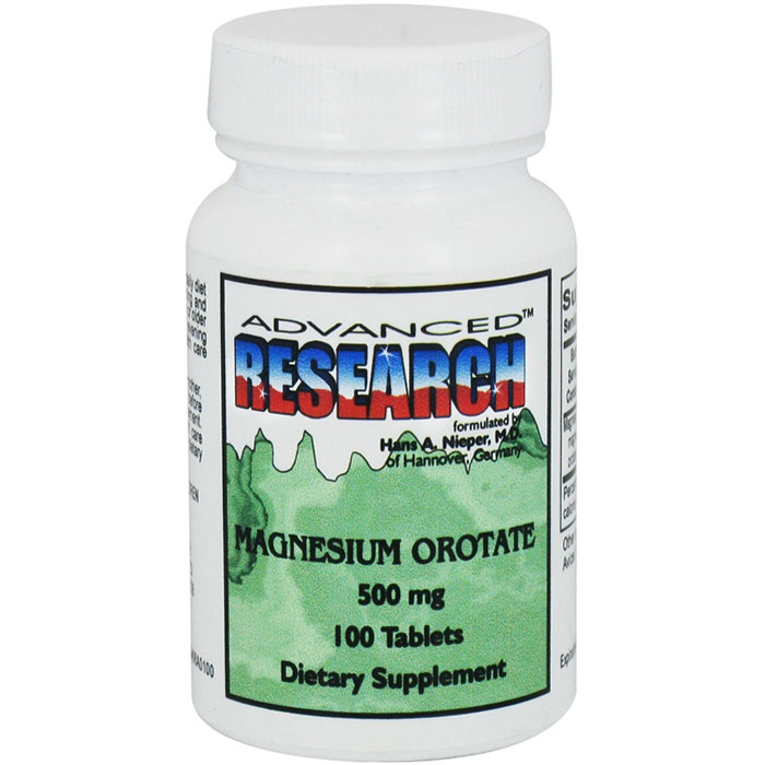 Advanced Research Magnesium Orotate 500 mg 100 Tablets