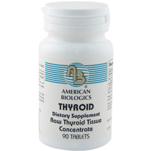 American Biologics Thyroid 130mg 90 Tablets