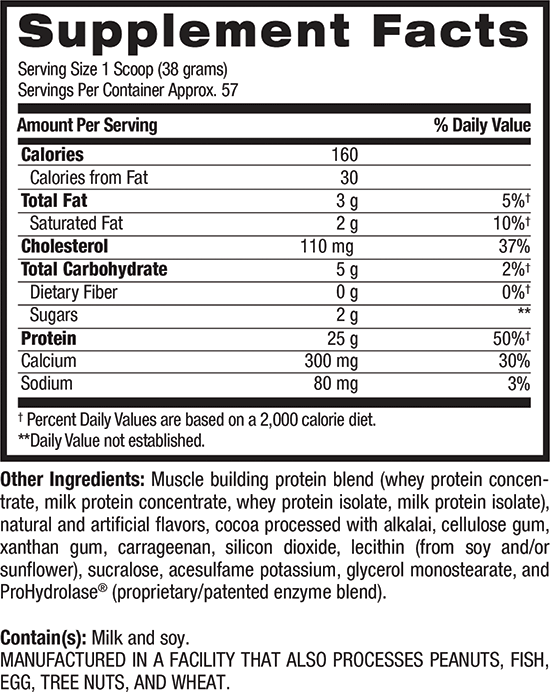 BPI WHEYHD ULTRA PREMIUM Whey Protein Powder Chocolate Cookie 4.5 lb