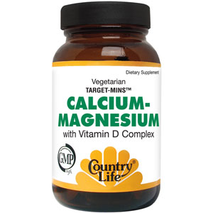 Country Life Calcium-Magnesium with Vitamin D Complex 240 Capsules