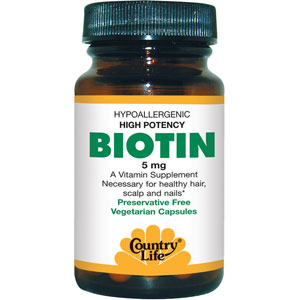 Country Life Biotin 5mg 120 Capsules