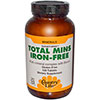 Country Life Total Mins Iron-Free Multi-Mineral Complex 120 Tablets