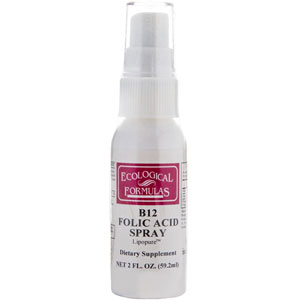 Ecological Formulas B12 Folic Acid Spray 2 oz