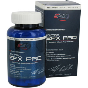 Nytric EFX Pro - Vascularity & Muscle Pump Intensifier 120 Tablets