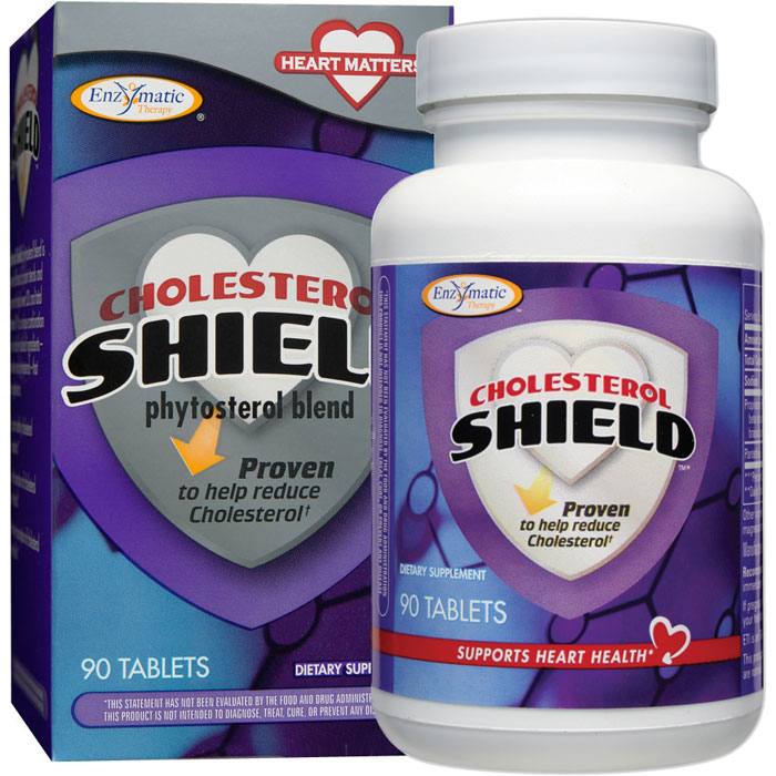 Enzymatic Therapy Cholesterol Shield 90 Tablets