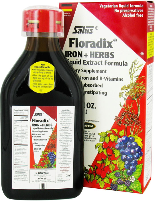 Flora Floradix Iron & Herbs