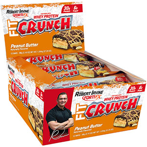 FortiFX Caramel Peanut Protein Bars - 12 Bars
