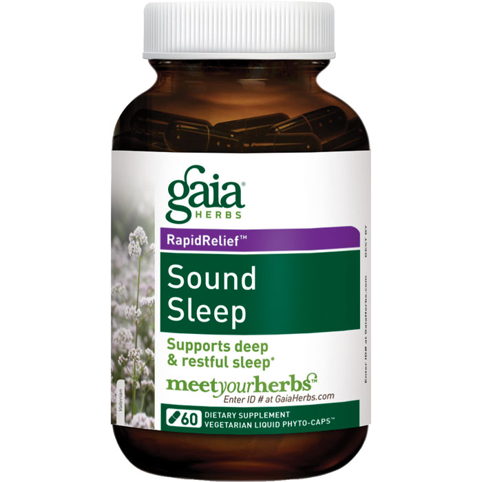 Gaia Herbs Sound Sleep 60 Capsules