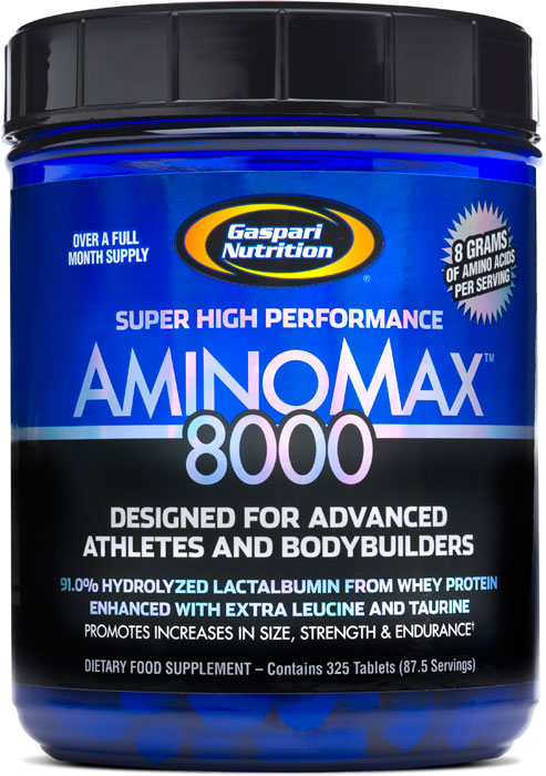 SEARCH AND BUY THIS PRODUCT Gaspari Nutrition Aminomax 8000 325 Tablets