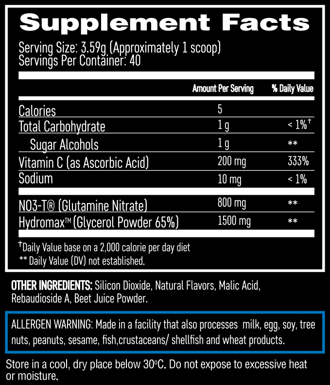 Giant Sports Giant Pump PreWorkout Red Raspberry 145 gm