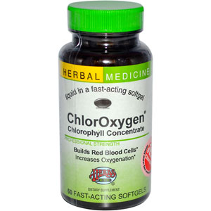 Herbs Etc. ChlorOxygen Chlorophyll Concentrate 60 Softgels 