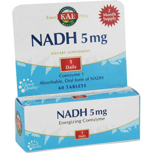 KAL NADH Energizing Coenzyme 5 mg 60 Tablets