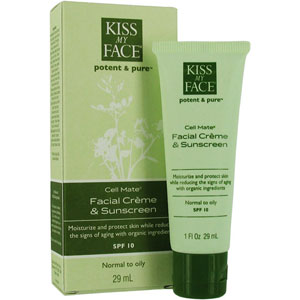 All Natural Cell Mate (Facial Creme & Sunscreen) SPF 15 from Kiss My Face 1 oz