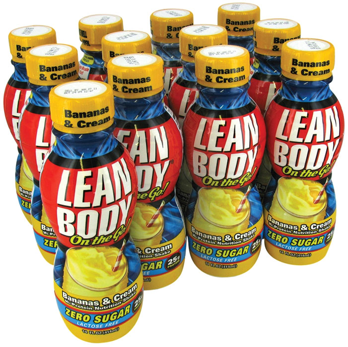 Labrada Nutrition Lean Body On the Go! Bananas & Cream Shakes 12 14