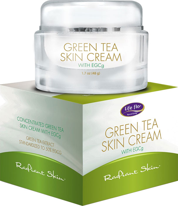 Lifeflo Green Tea Skin Cream with EGCG 1.7 oz