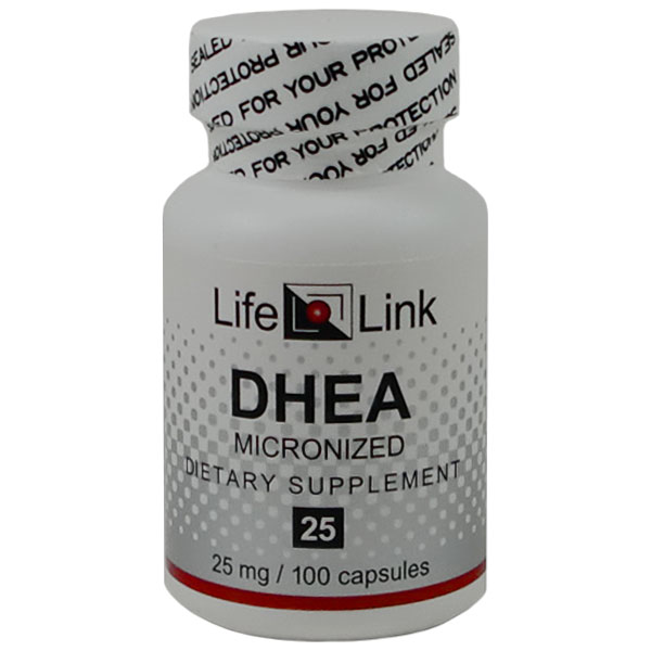 LifeLink DHEA 25 mg 100 Capsules
