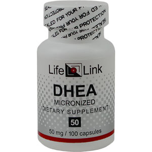 LifeLink DHEA 50 mg 100 Capsules