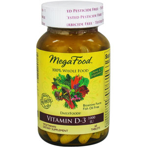 Megafood Vitamin D3 1000 IU 60 Tablets