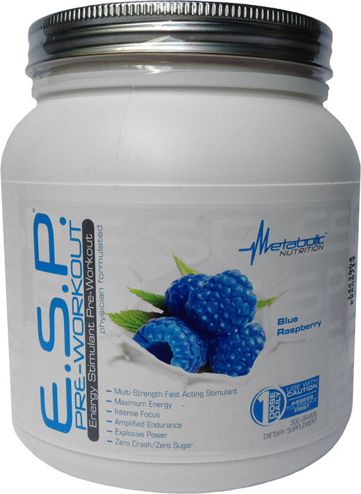 Metabolic Nutrition E.S.P. PreWorkout Blue Raspberry 300