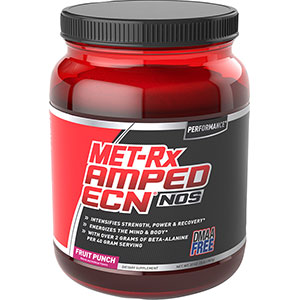 MET-Rx Amped ECN NOS Multi-Action Workout Formula
