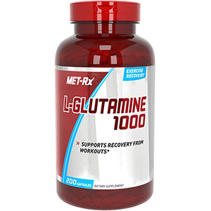 MET-Rx L-Glutamine 1000 - 200 Capsules