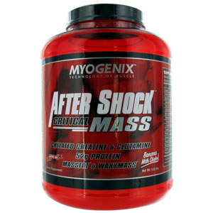 Myogenix After Shock Critical MASS Banana Milk Shake