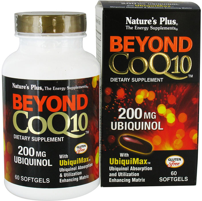 Nature's Plus BEYOND CoQ10 200 mg 60 Softgels