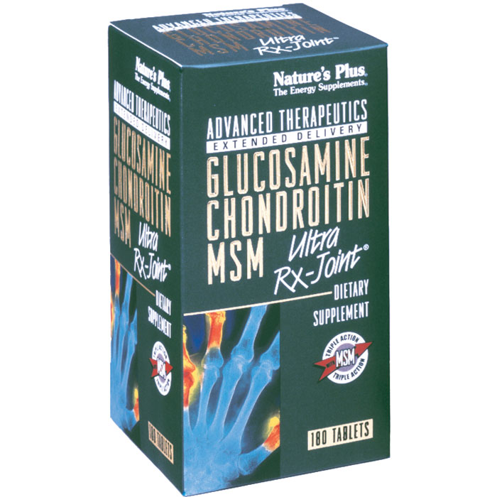 Nature's Plus Glucosamine Chondroitin MSM Ultra RxJoint Tablets