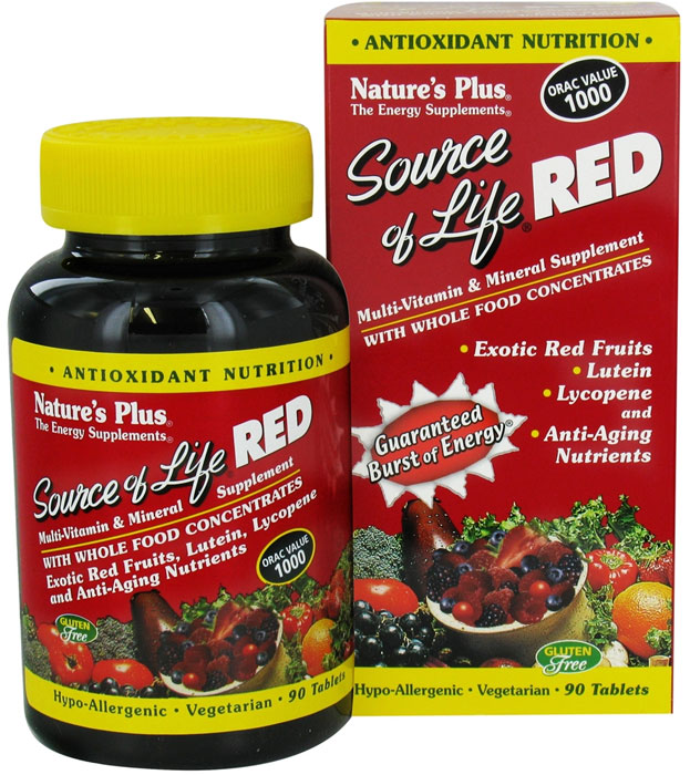 Nature's Plus Source of Life Red 90 Tablets