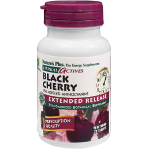 Nature's Plus Herbal Actives Black Cherry 750 mg Extended Release 30 Tablets