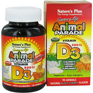 Source of Life Animal Parade Vitamin D3 500 IU Children's Chewable