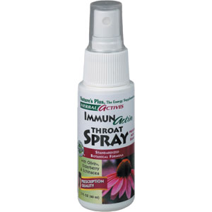 Nature's Plus Herbal Actives ImmunActin Throat Spray 2 oz