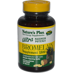 Nature's Plus Ultra Bromelain 1500 60 Tablets