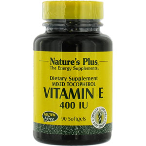 Nature's Plus Vitamin E Mixed Tocopherol 400 IU 90 Softgels