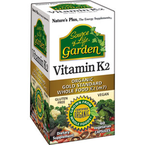 Nature's Plus Source of Life Garden Vitamin K2 120 mcg - 60 Vcaps