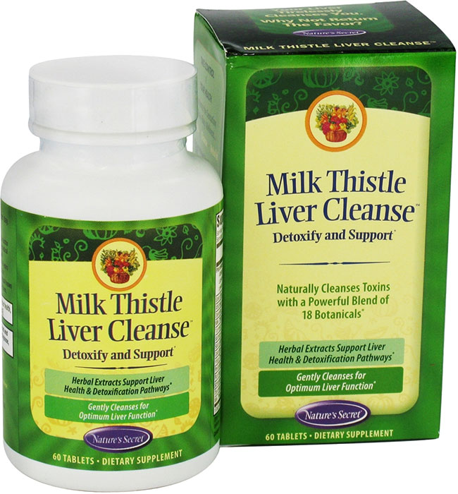 Nature's Secret Milk Thistle Liver Cleanse 60 Tablets