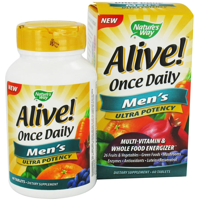 Nature S Way Alive Once Daily Multivitamin Ultra Potency Tablets Nature S Way Alive Once Daily Multivitamin Ultra Potency Tablets