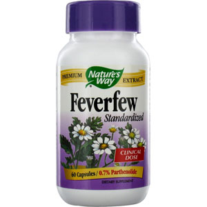 Nature's Way Feverfew Standardized 60 Capsules