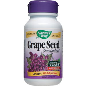 Nature's Way Grape Seed Standardized 60 Capsules