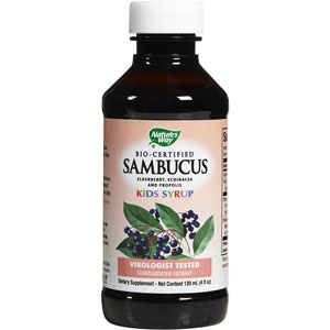 Nature's Way Organic Sambucus For Kids 4 oz Berry Flavor