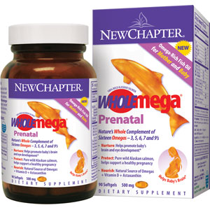 New Chapter Wholemega Prenatal 90 Softgels