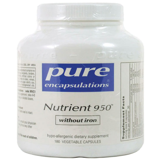 Pure Encapsulations Nutrient 950 Without Iron Multivitamin Capsules