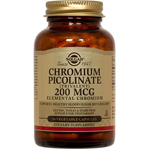 Chromium Picolinate 500 mcg Vegetable 90 Capsules