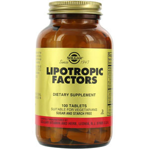 Solgar Lipotropic Factors 100 Tablets