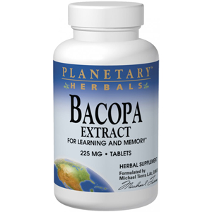 Planetary Herbals Bacopa Extract 225 mg 120 Tablets