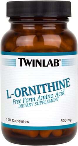 Twinlab L-Ornithine 500 mg 100 Capsules