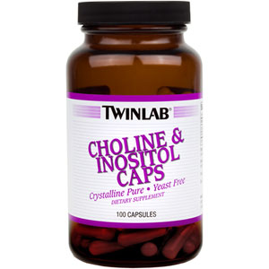 Twinlab Choline & Inositol 500 mg 100 Capsules