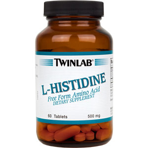 Twinlab L-Histidine 500 mg 60 Tablets