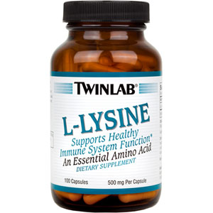 Twinlab L-Lysine 500 mg 100 Capsules